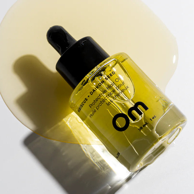 Om Organics Hibiscus + Daikon Seed Protective Hair Oil