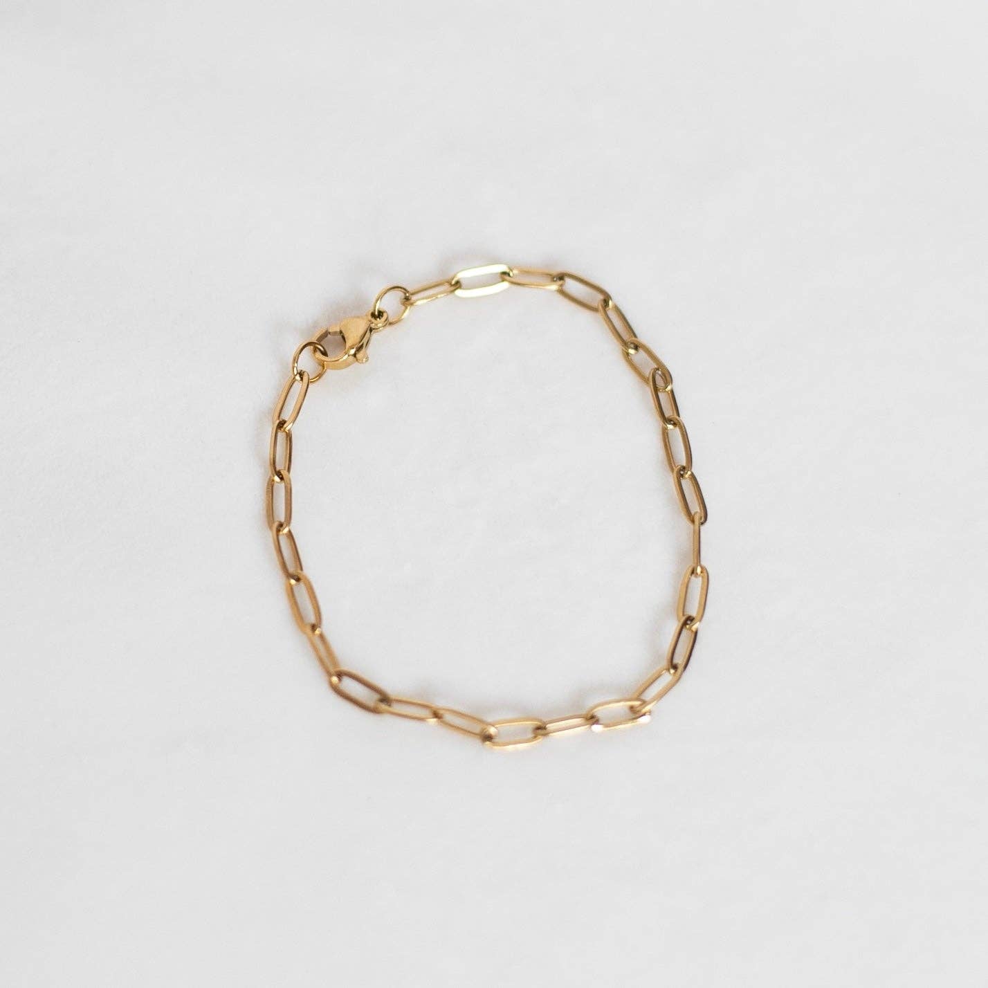 Petite Gold - Chunky Paperclip Bracelet
