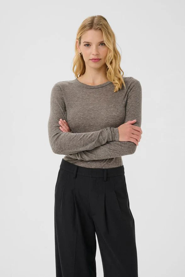 Part Two TinniesiPW T-Shirt Falcon Melange