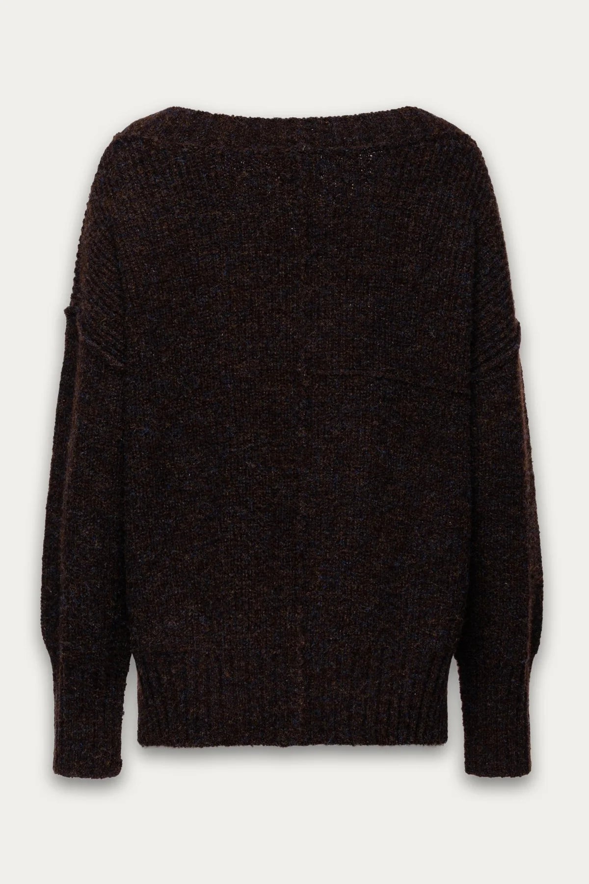 Kuwalla Brea V-Neck Sweater Chocolate Brown