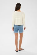Kaffe KAmetta Pullover Sweater Chalk