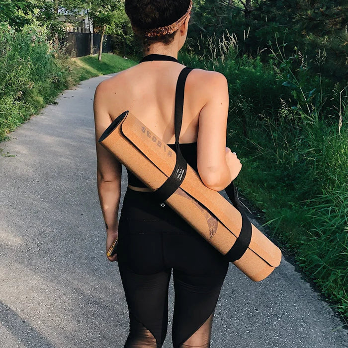 Scoria Cork Yoga Mat 4.5mm Moon Phases