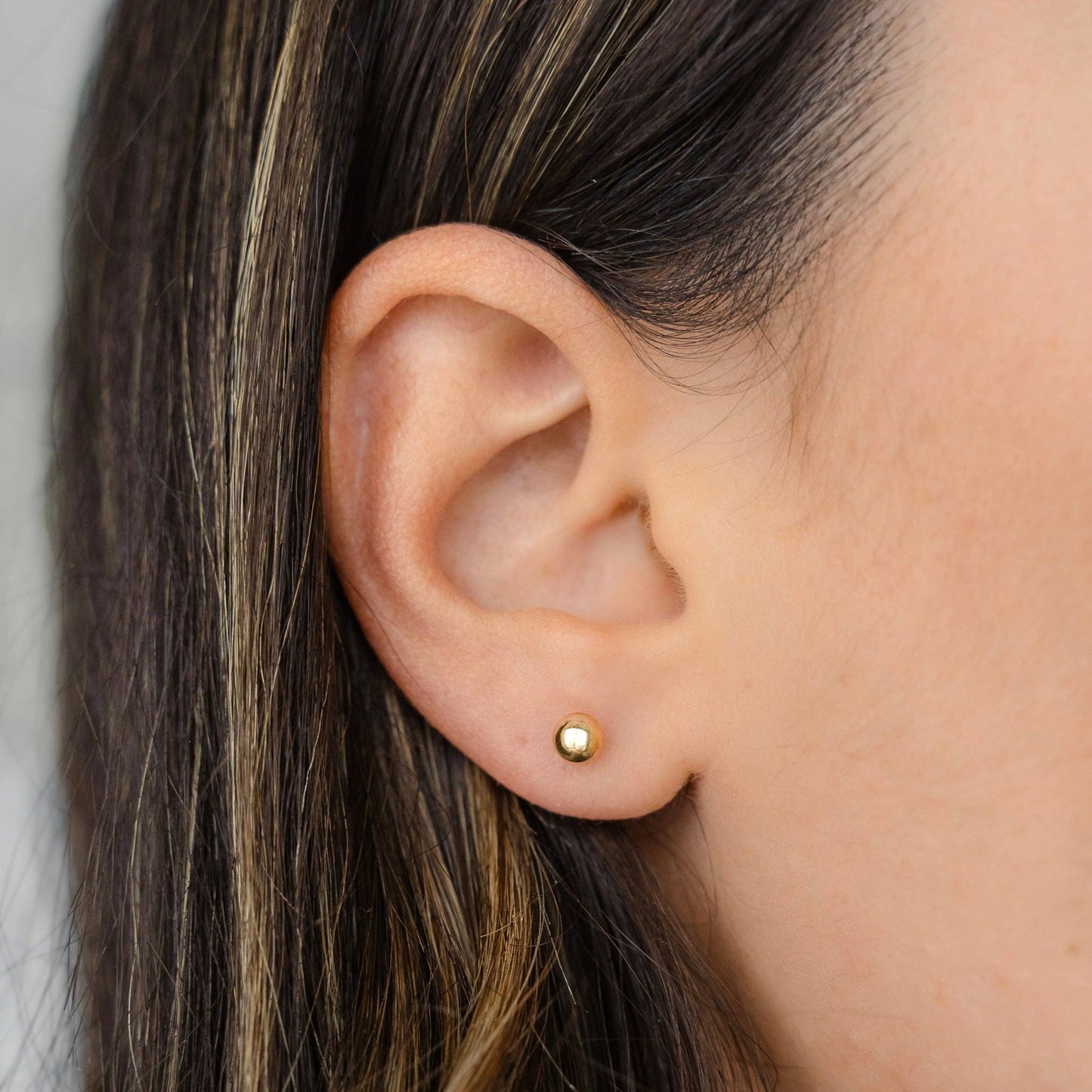 Petite Gold - Ace Studs: Gold Filled / 2mm