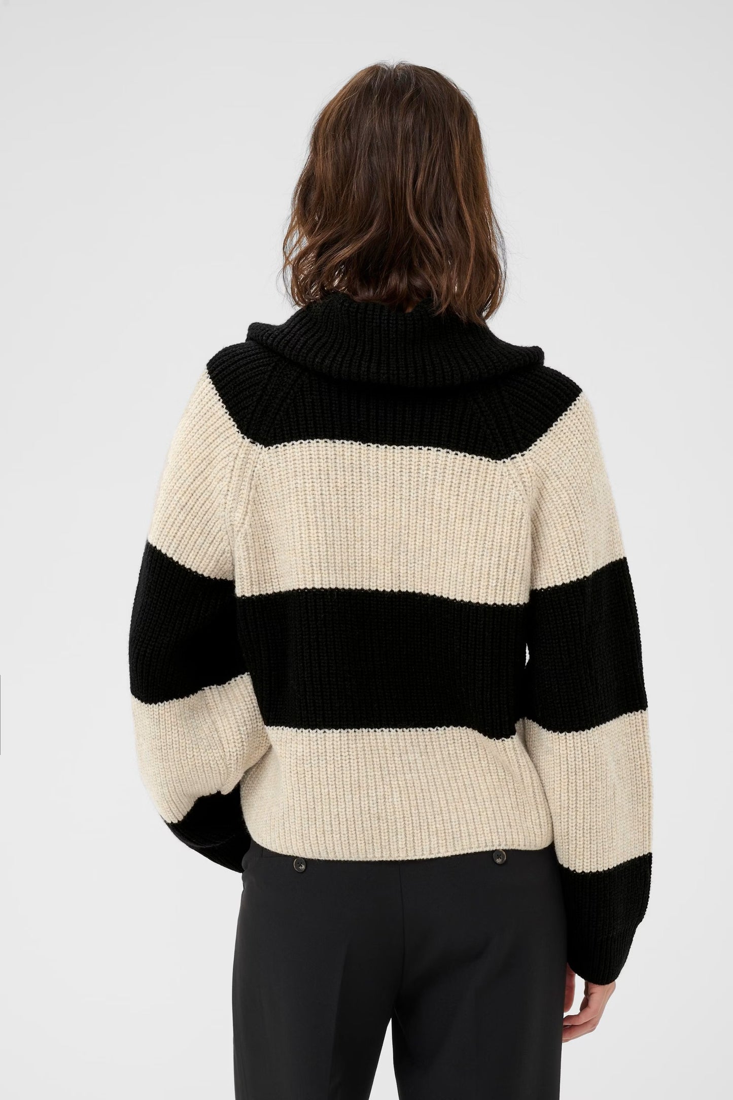 Part Two SimraPW Pullover French Oak/Black