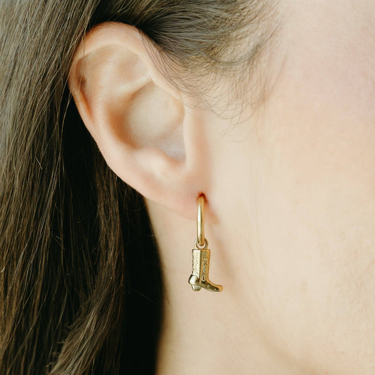 PETITE GOLD - The Rodeo Boot Hoops