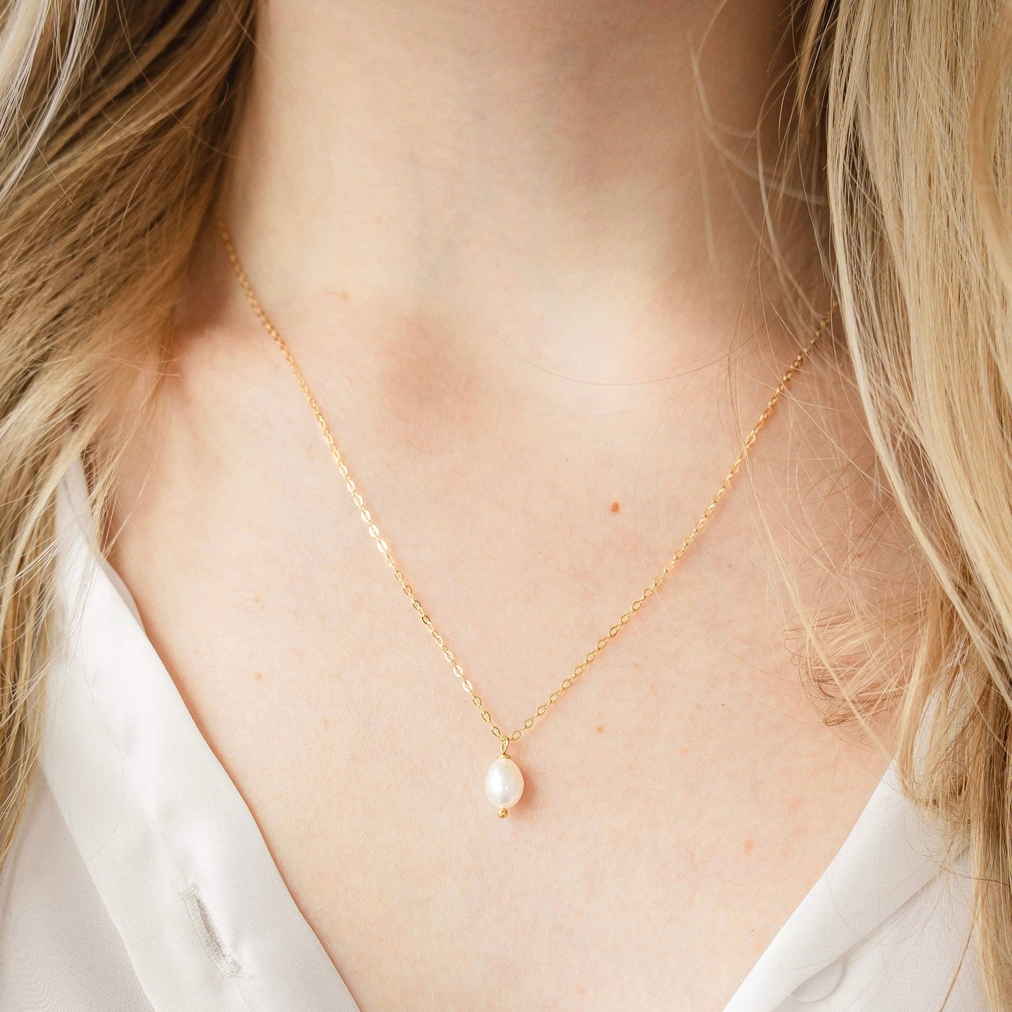 Petite Gold - Penelope Necklace: 18" / Gold Filled