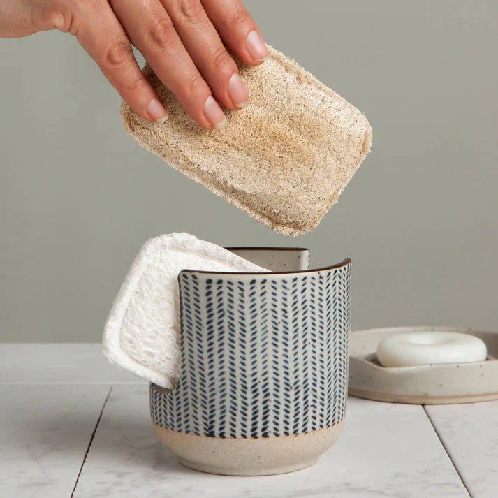 Danica Sponge Holder Herringbone