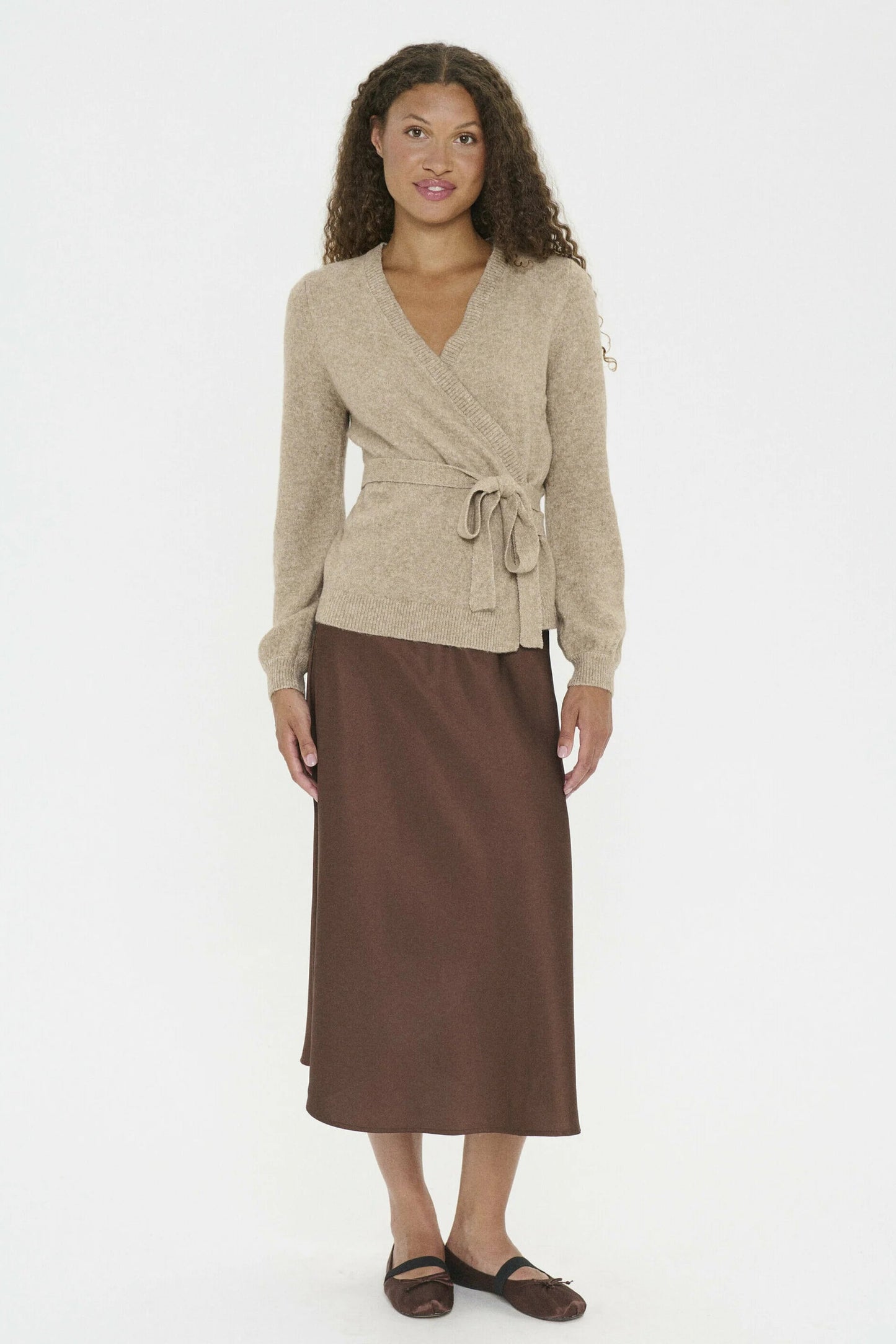 Saint Tropez MaleenSZ Wrap Cardigan Crockery