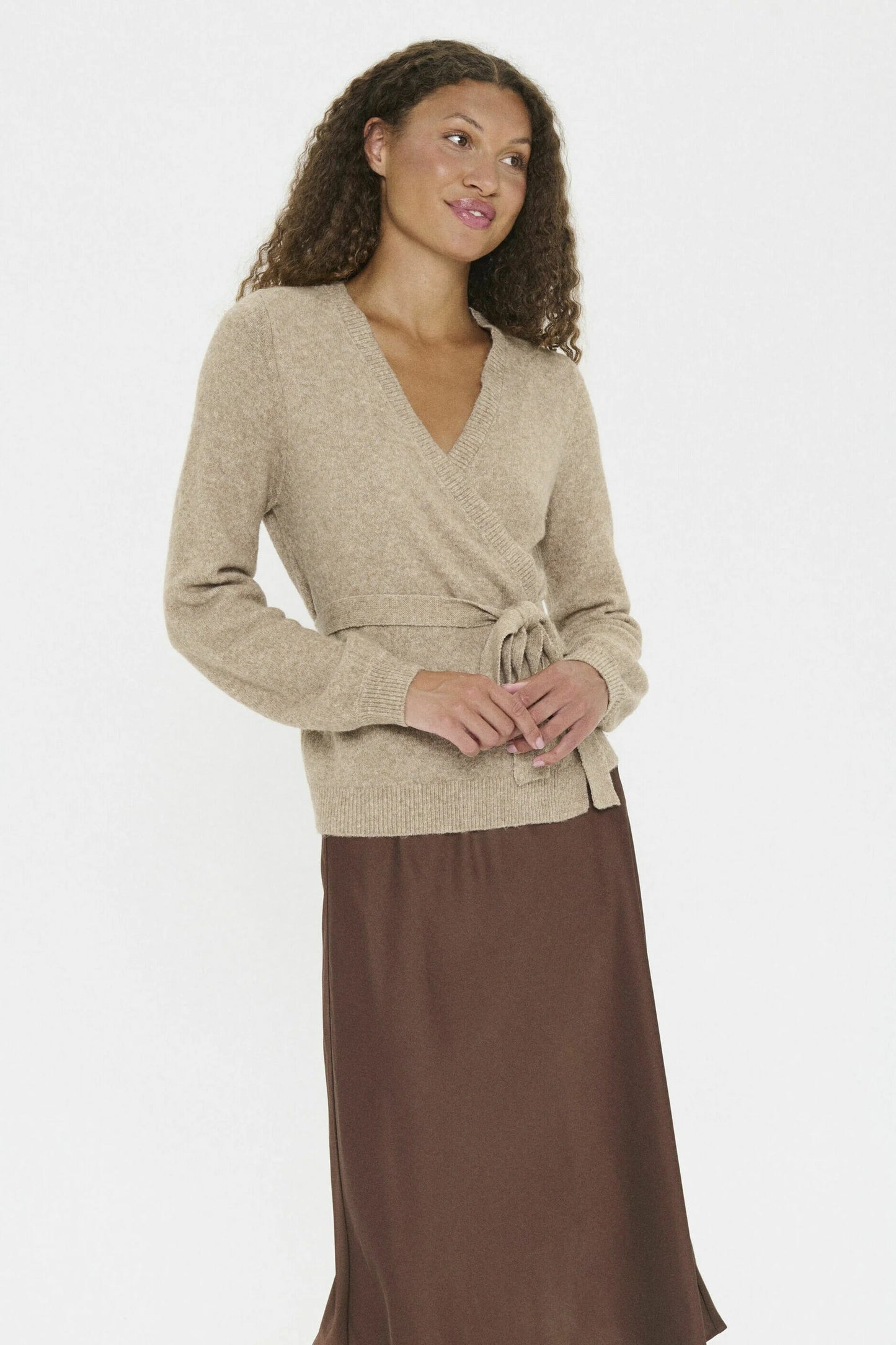 Saint Tropez MaleenSZ Wrap Cardigan Crockery