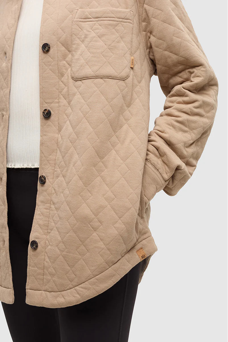 TenTree Dunes Shacket Birchwood Heather