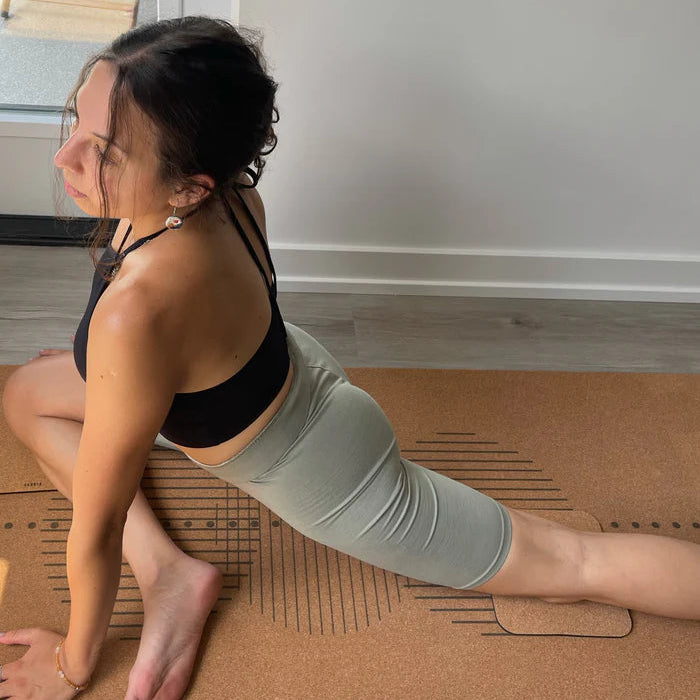 Scoria Cork Yoga Knee Pads Natural