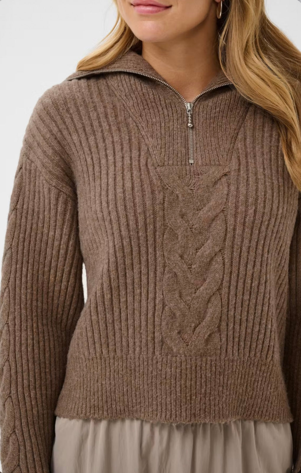 Saint Tropez TalmaSZ Pullover Toasted Coconut Melange