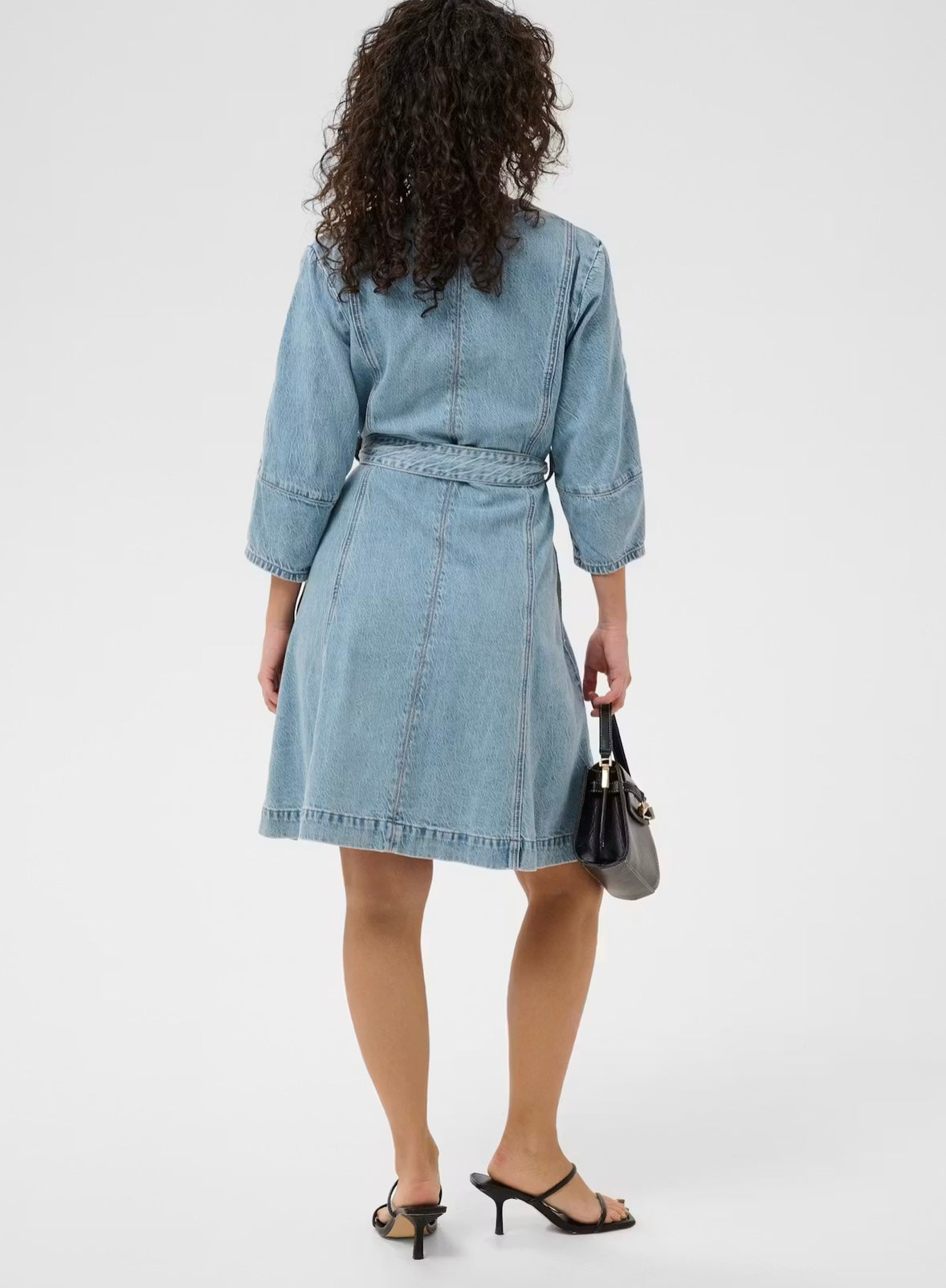 Kaffe KAjordi Denim Dress Light Blue Washed