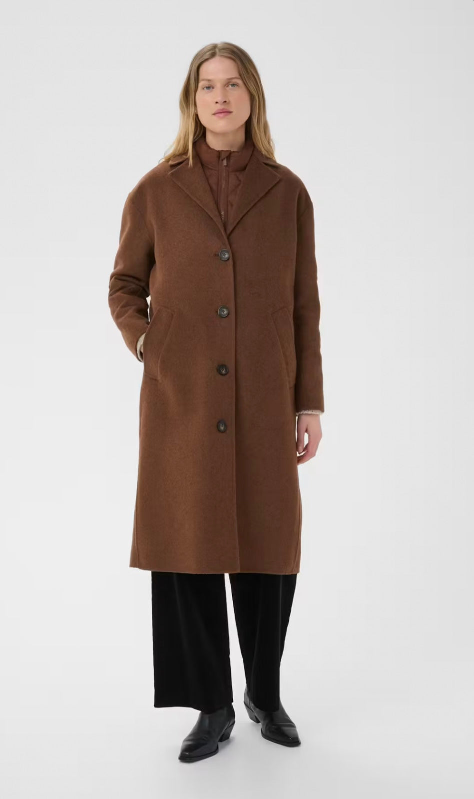 Part Two LorelaianaPW Outerwear Downtown Brown Melange