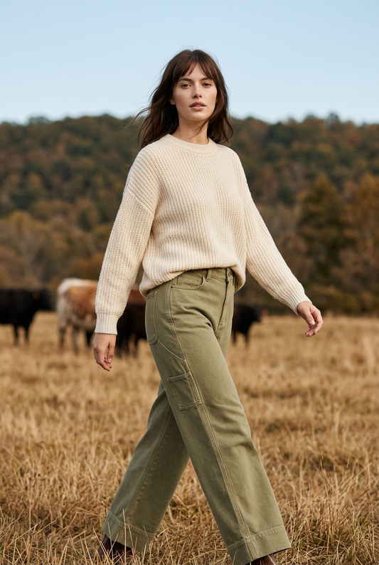Kaffe KAmimi Cargo Pants Aloe