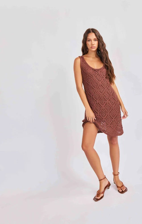 Sage the Label Beach Baby Tank Dress Oak