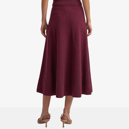 Astrid Clyde Skirt Wine