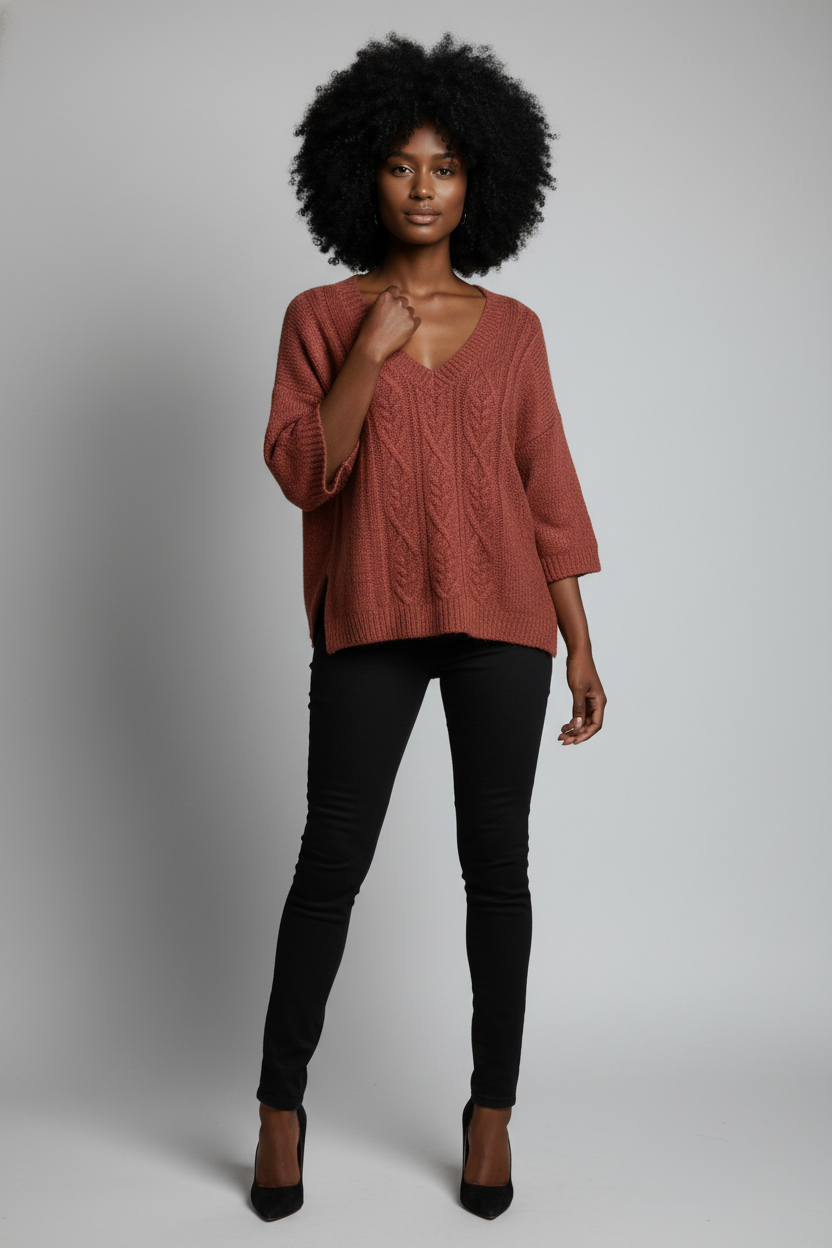 Sage the Label Estella Deep Red