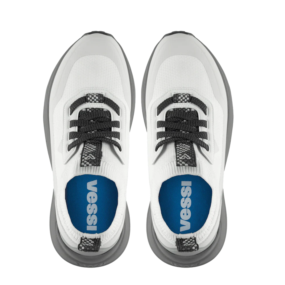 Vessi Stormburst Low Top Women's White/Grey