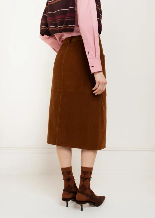 Paper Label Angela Skirt Tobacco