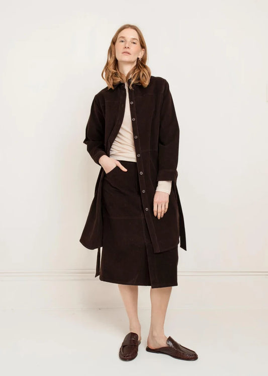 Paper Label Donna Shirt Dress Chocolate Torte