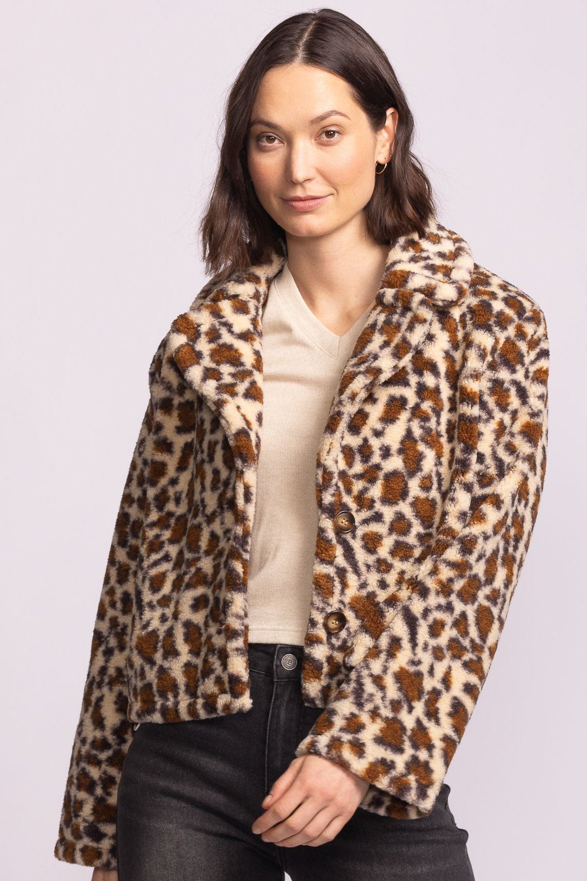 Pink Martini Bethany Coat Leopard