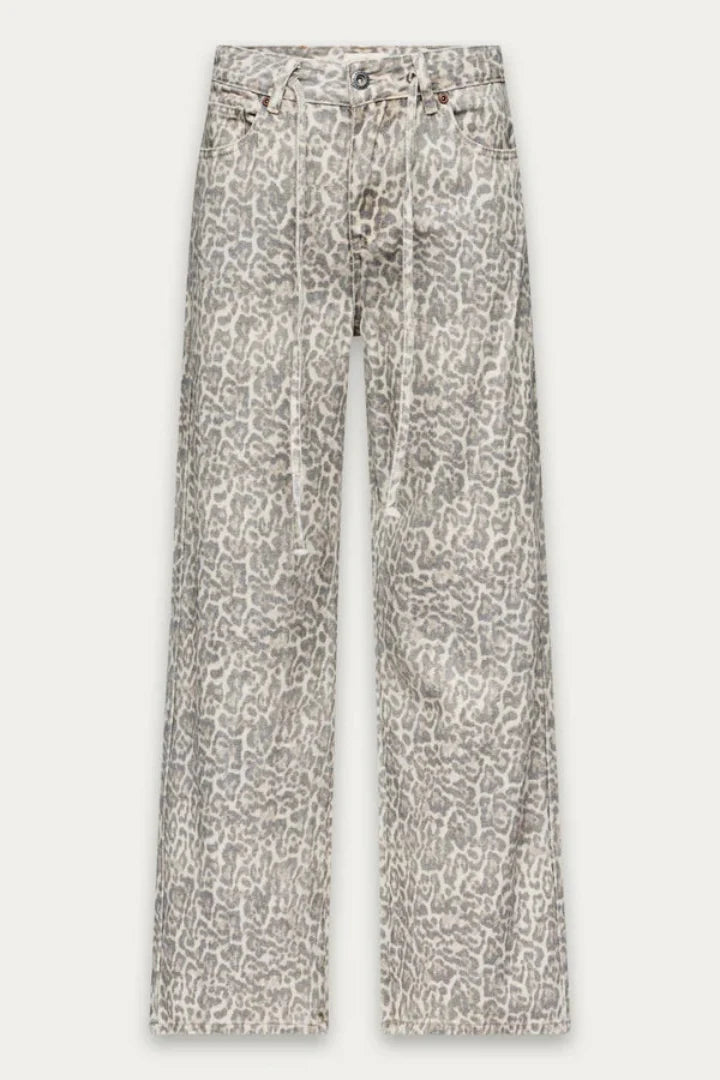 Kuwalla Shelly Leopard Wideleg Pants