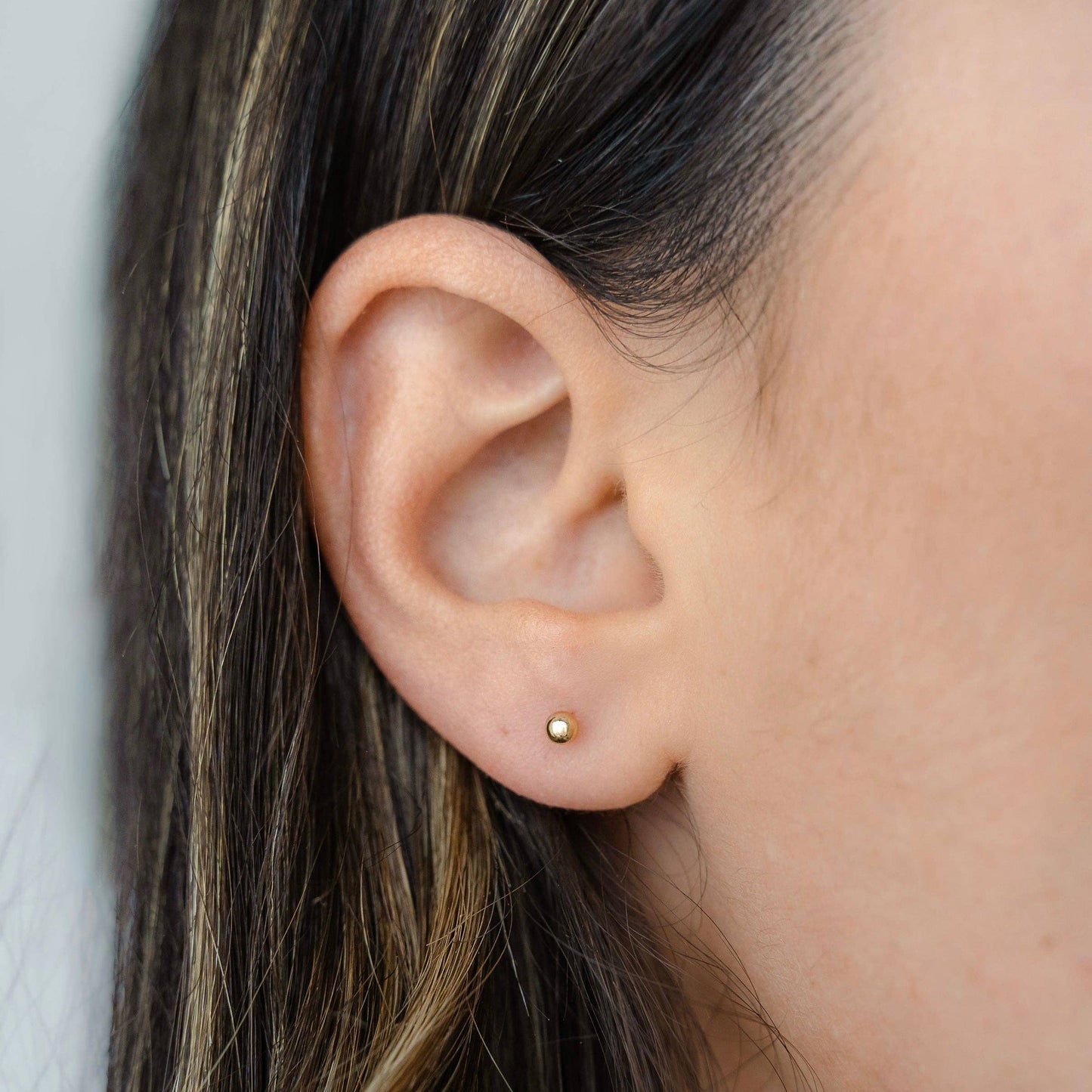 Petite Gold - Ace Studs: Gold Filled / 2mm