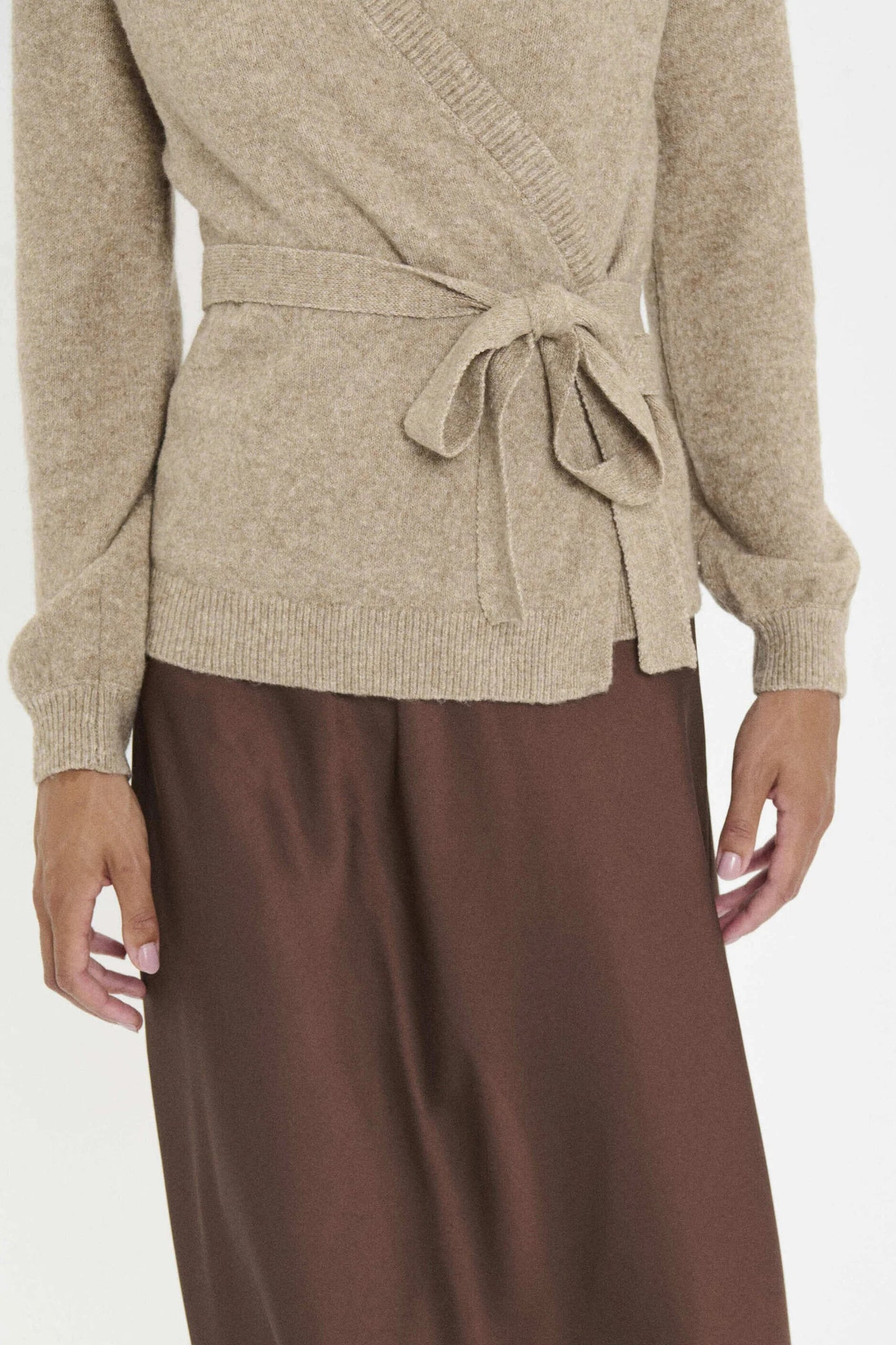 Saint Tropez MaleenSZ Wrap Cardigan Crockery