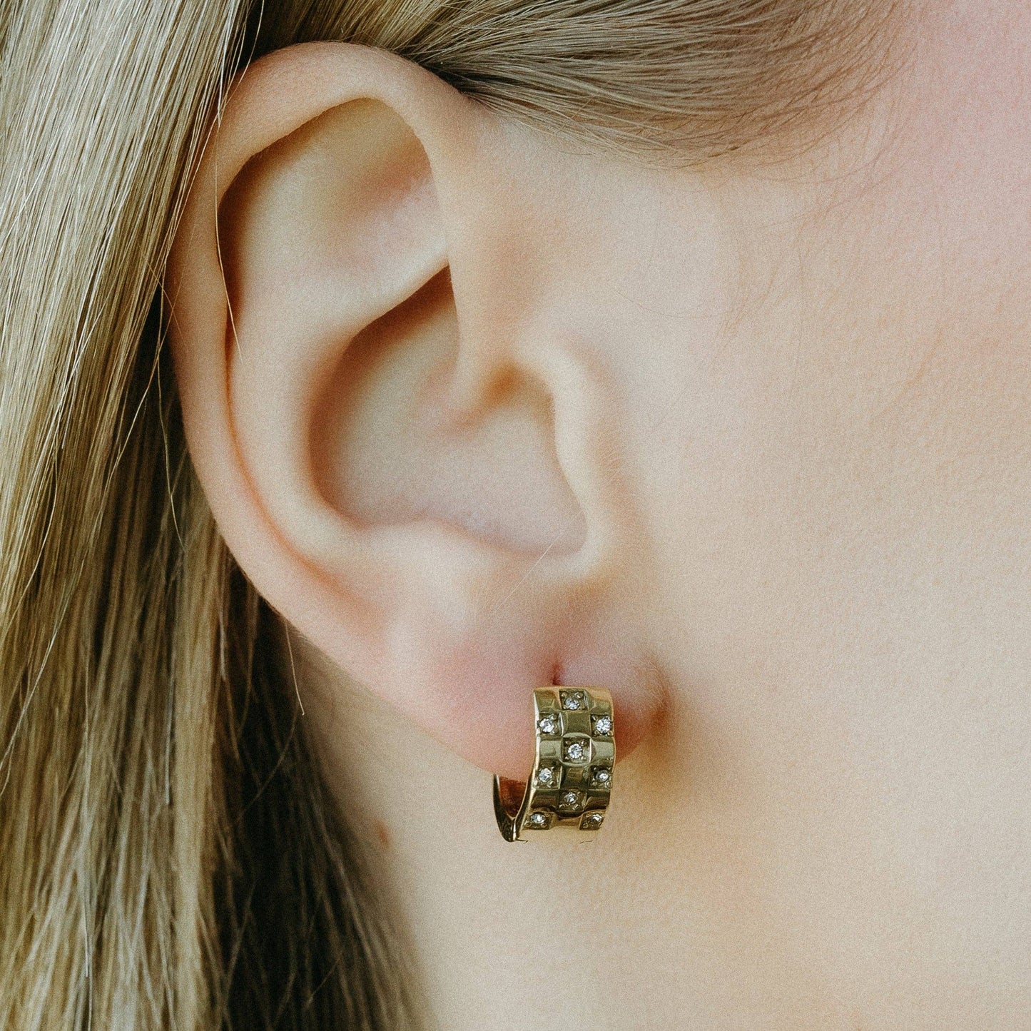 Petite Gold Olivia Hoops