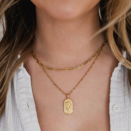 Petite Gold - Chunky Paperclip Chain: 16"