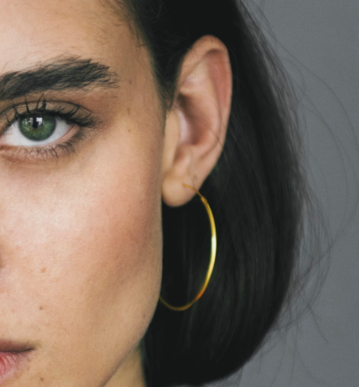HoopLa - Over Sized Hoop Earrings - 14K PVD Waterproof: Yellow gold / 5cm