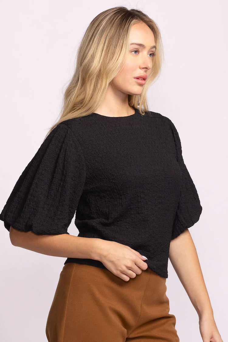 Pink Martini Lita Top Black