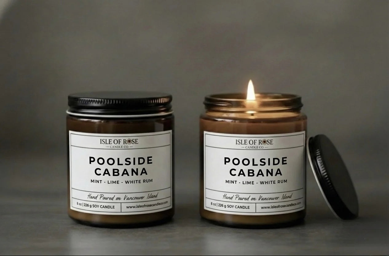 Isle of Rose Candle Co. - Candle Poolside Cabana