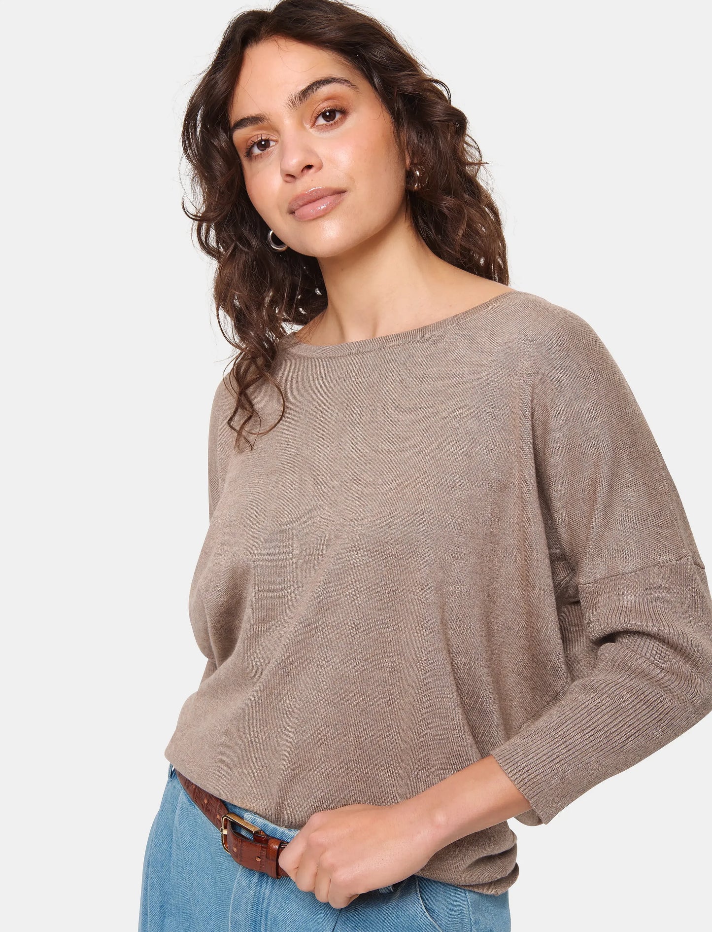 Saint Tropez R-Neck Pullover MilaSZ Atmos Melange