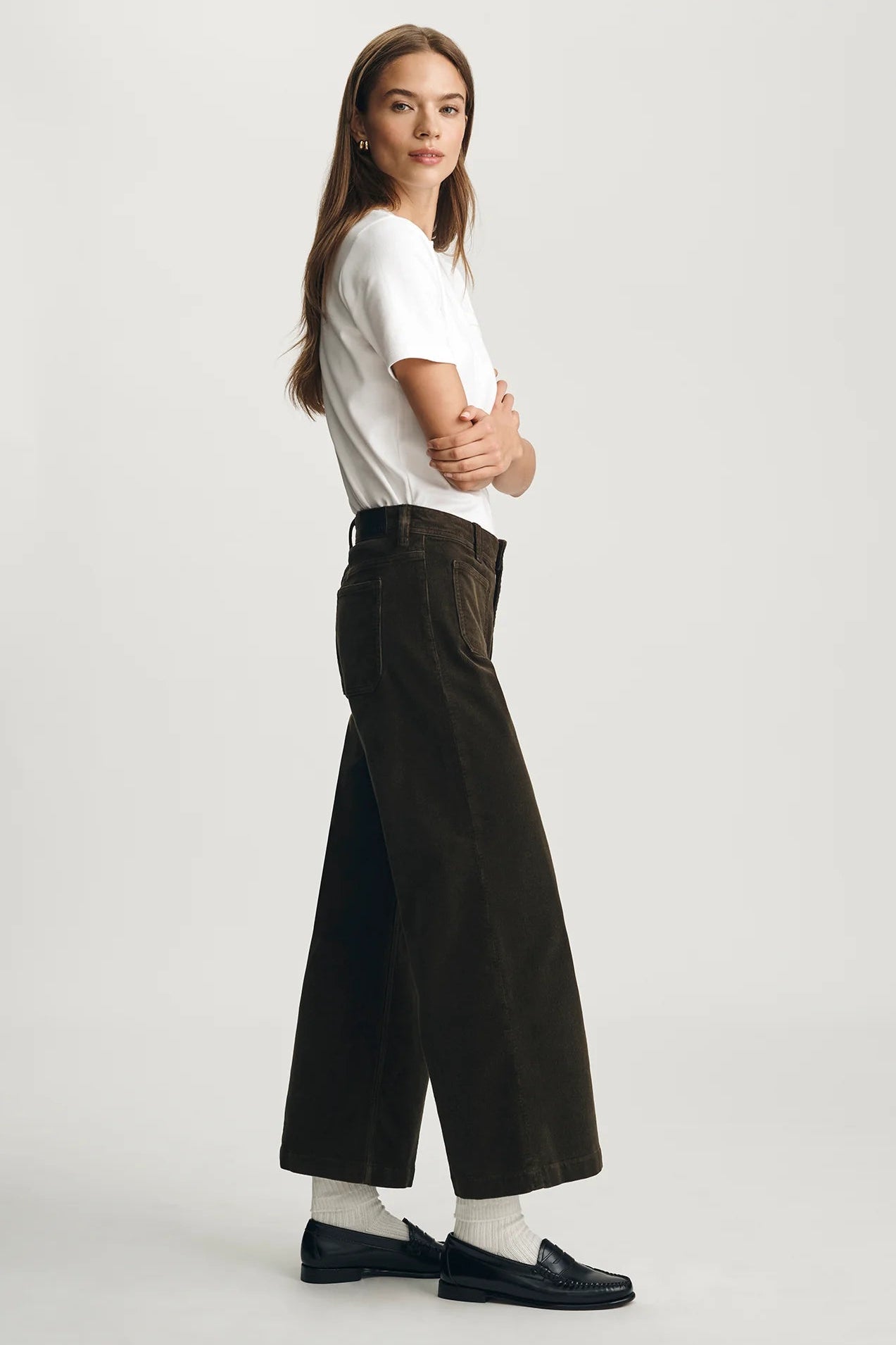 Mavi Paloma Marine Corduroy Pants Dollar Bill