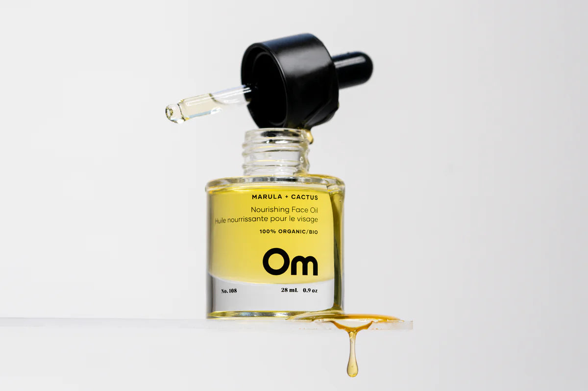 Om Organics Skincare Marula + Cactus Nourishing Face Oil - Full Size 28ml