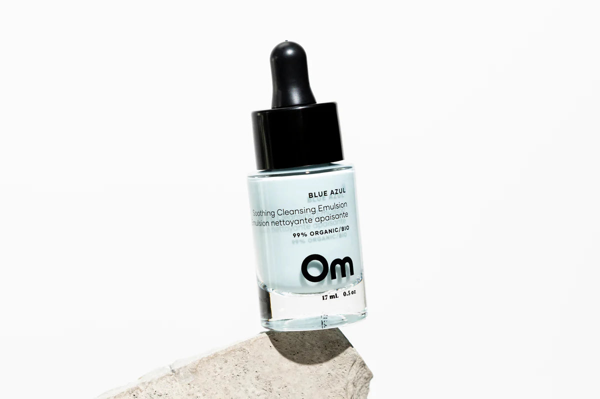 Om Organics Skincare Blue Azul Soothing Cleansing Emulsion - Full Size 102ml