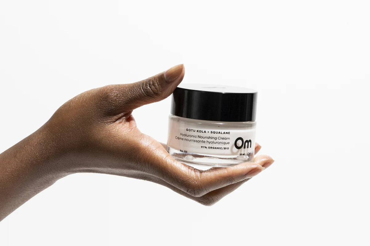 Om Organics Skincare Gotu Kola + Squalane Hyaluronic Nourishing Cream - Full Size 50ml