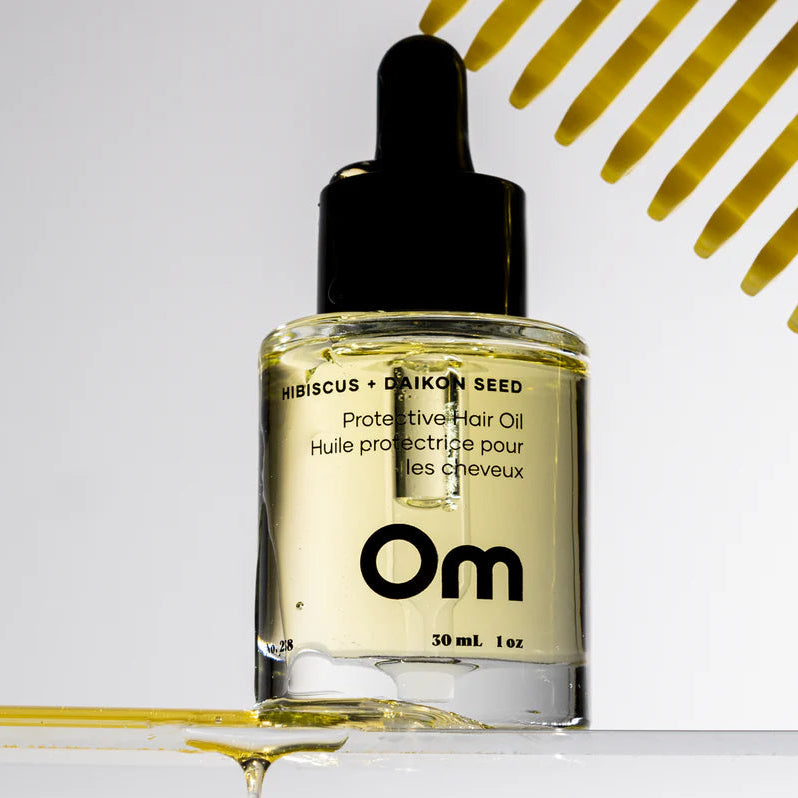 Om Organics Hibiscus + Daikon Seed Protective Hair Oil