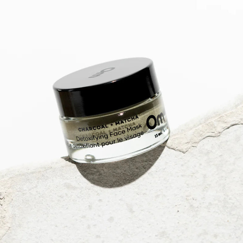 Om Organics Charcoal + Matcha Detoxifying Face Mask - Mini 13ml