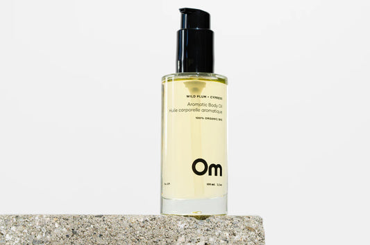 Om Organics Skincare Wild Plum + Cypress Aromatic Body Oil 100ml