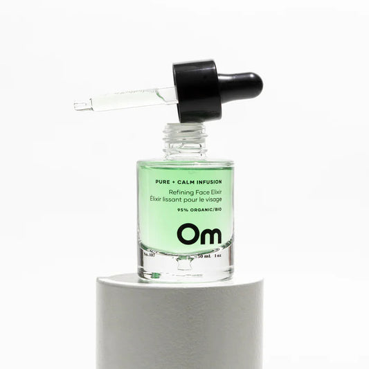 Om Organics Pure + Calm Infusion Refining Face Elixir - Full Size 30ml