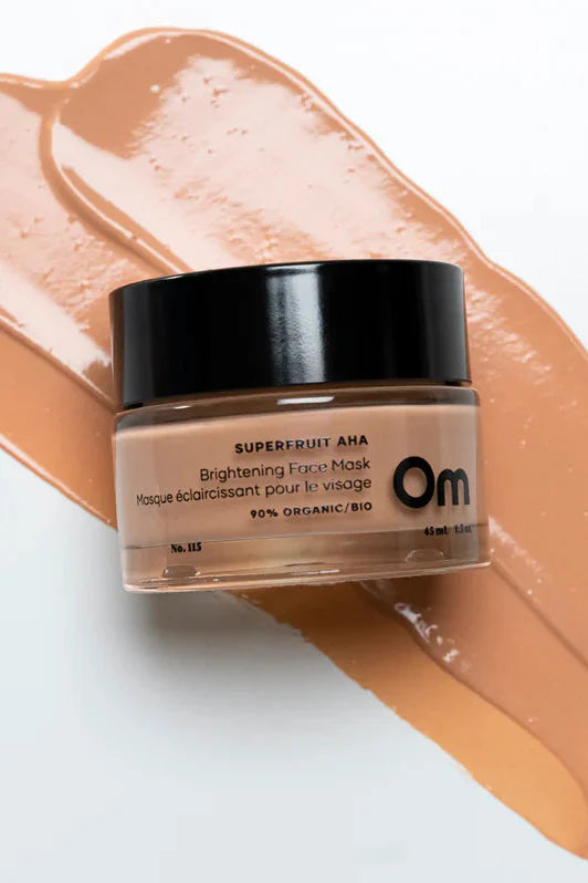 Om Organics Skincare Superfruit AHA Brightening Face Mask - Mini 13ml