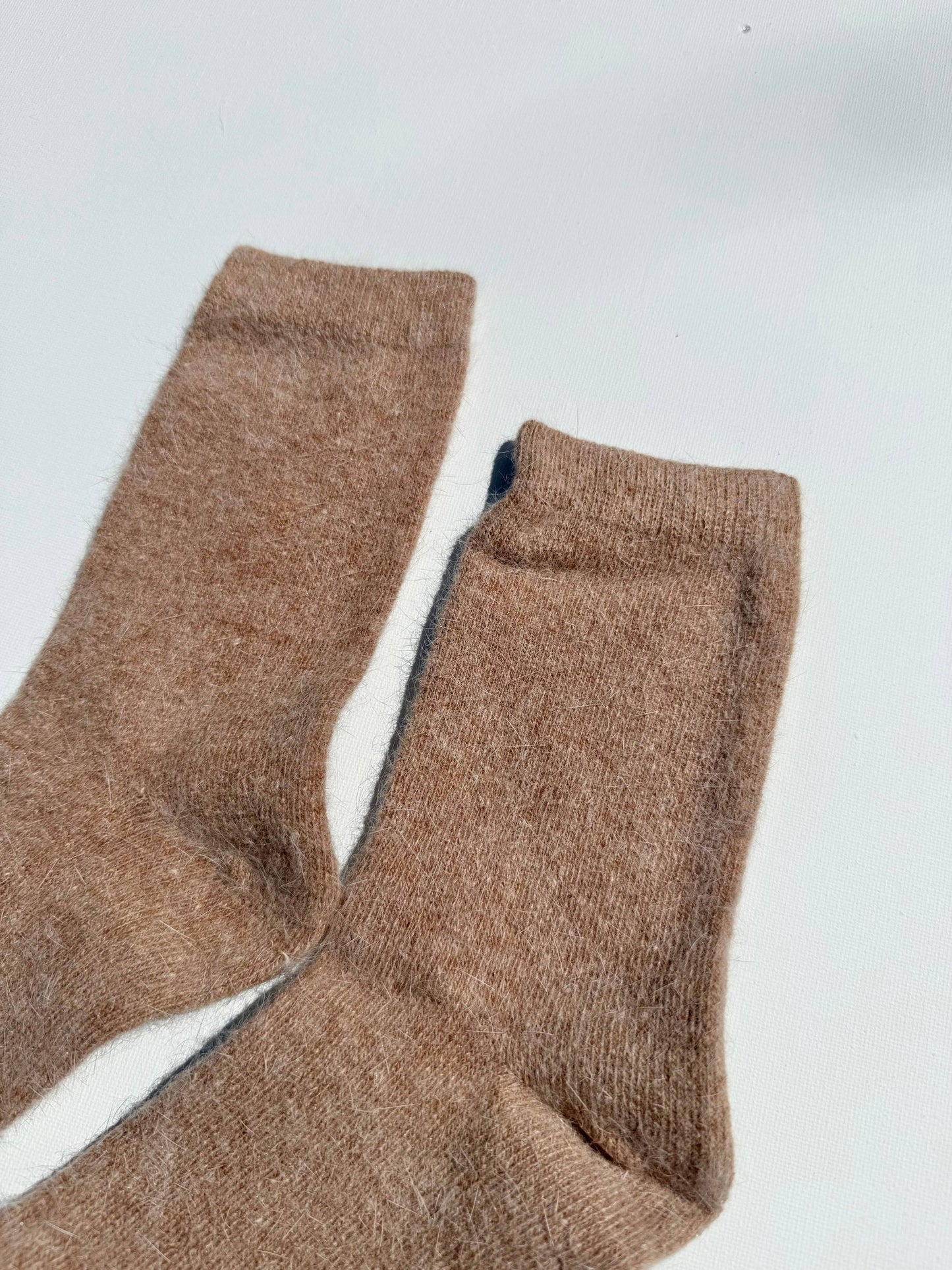 Billy Bamboo Fluffy Angora Socks Mushroom