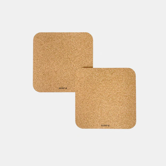 Scoria Cork Yoga Knee Pads Natural