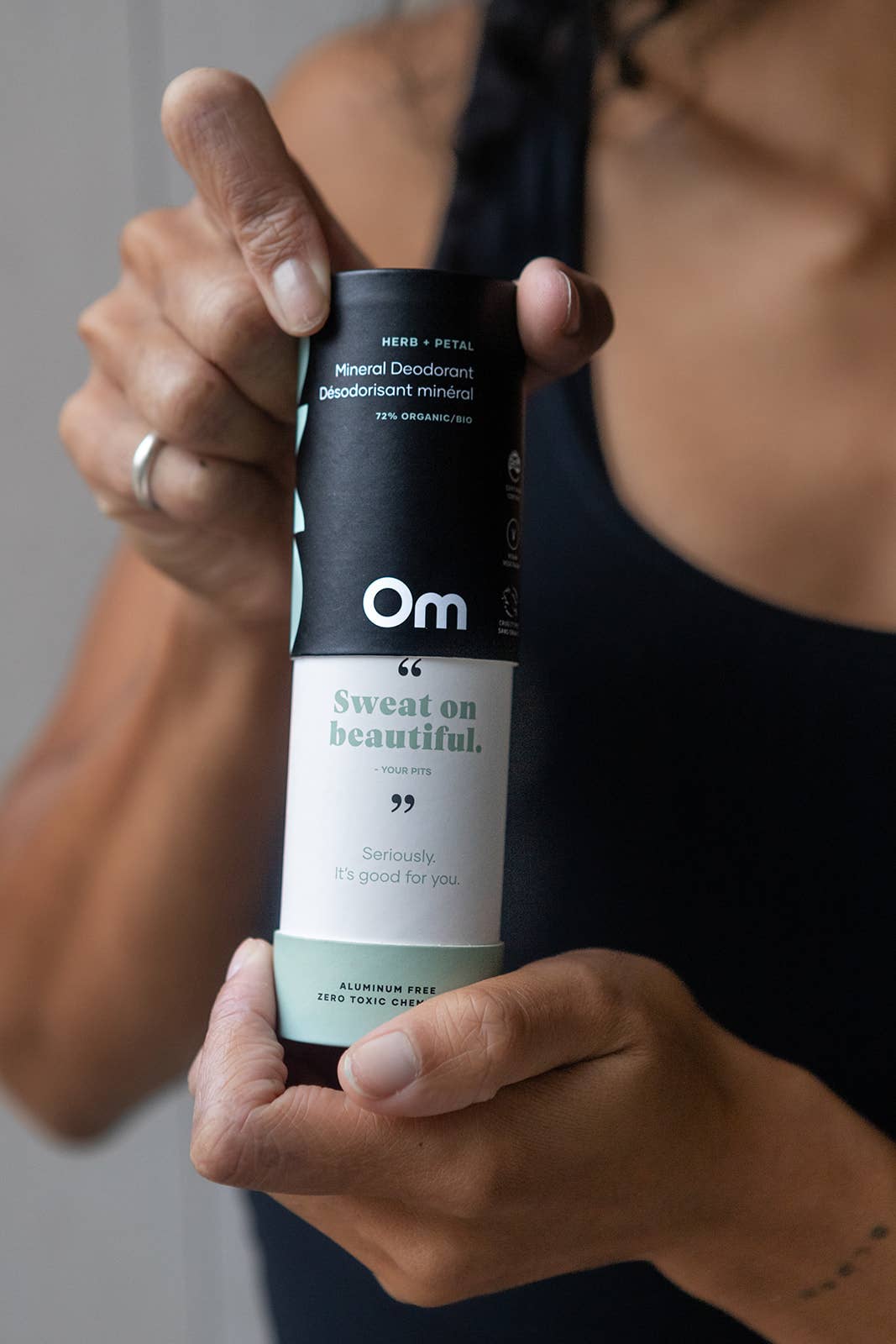 Om Organics Skincare Herb + Petal Mineral Deodorant