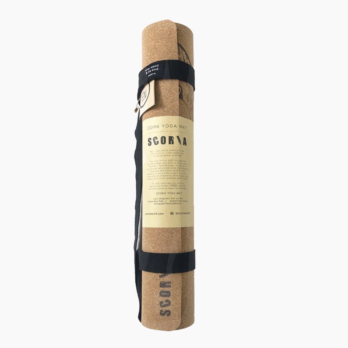 Scoria - Night Bear Cork Yoga Mat (4.5mm)