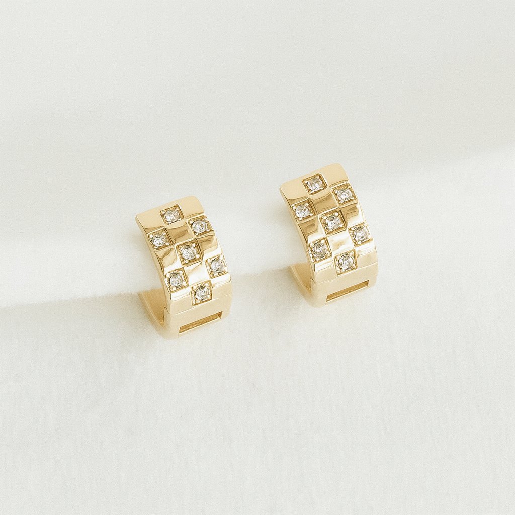 Petite Gold Olivia Hoops