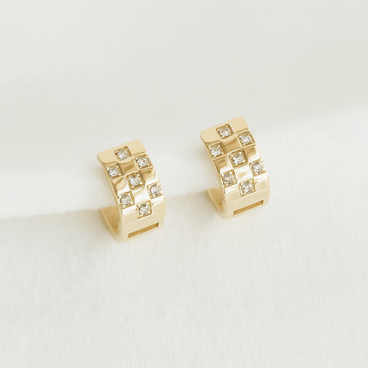 Petite Gold Olivia Hoops